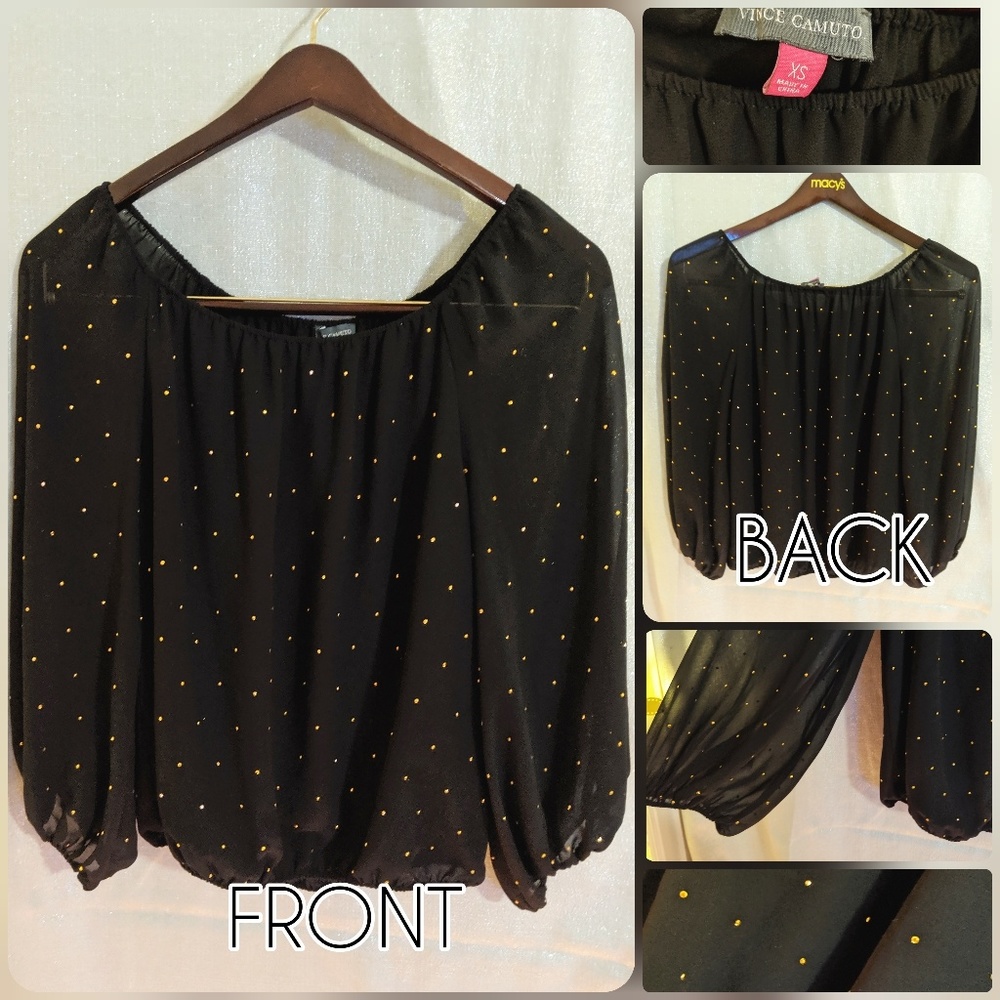 Vince Camuto Black and Hold Shirt